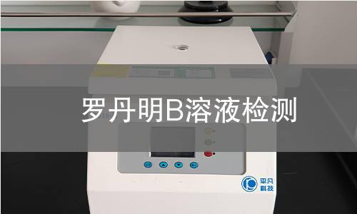 罗丹明B溶液检测