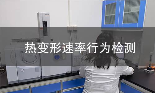 热变形速率行为检测