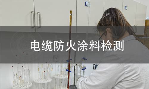 电缆防火涂料检测